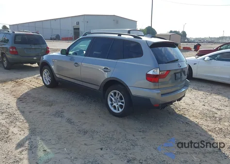 2008 BMW X3 3.0Si z USA, uszkodzony, nr VIN WBXPC93438WJ20119